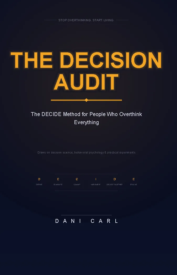 The Decision Audit by Dani Carl — cover