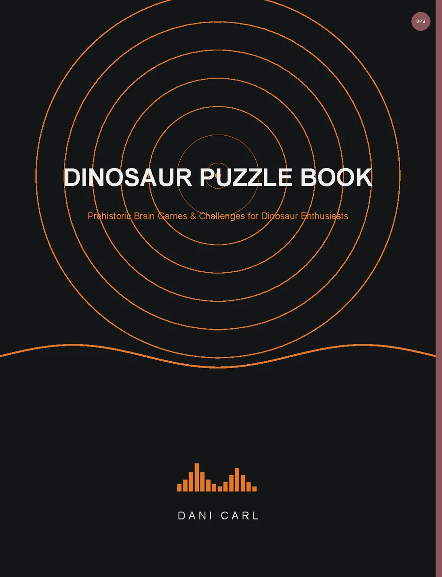 Dinosaur Puzzle Book by Dani Carl — cover