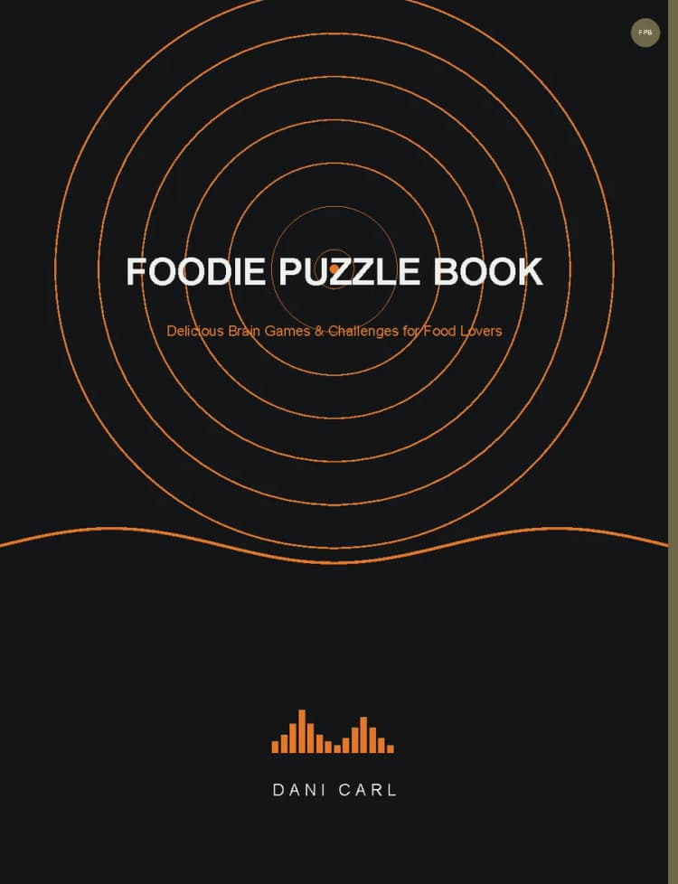Foodie Puzzle Book cover