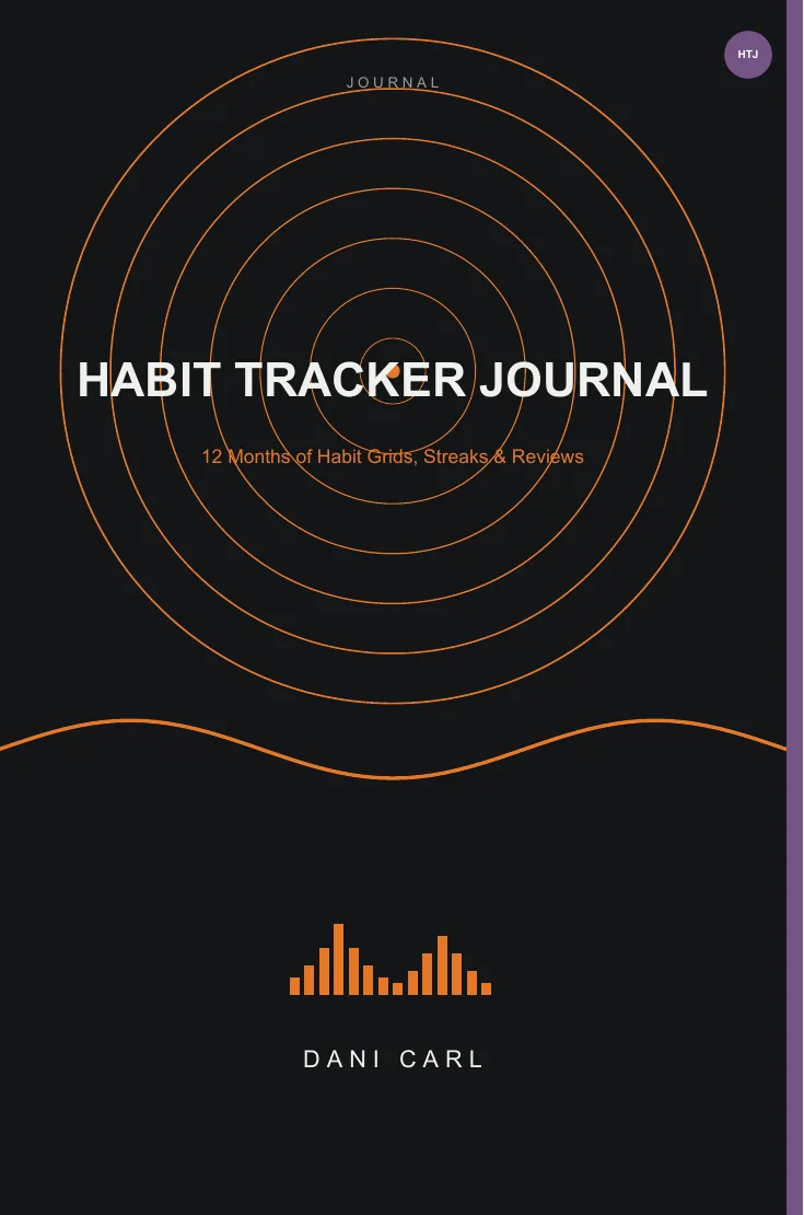 Habit Tracker Journal cover