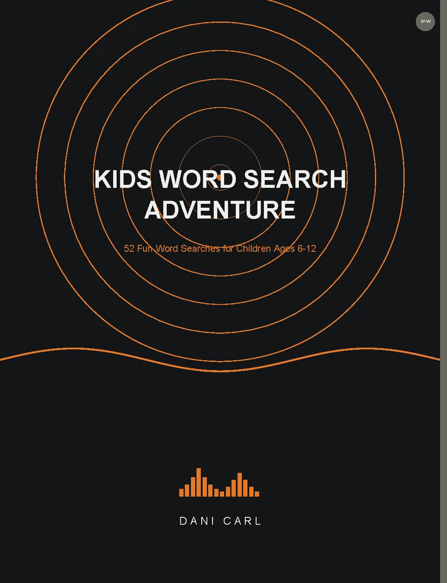 Kids Word Search Adventure by Dani Carl — cover