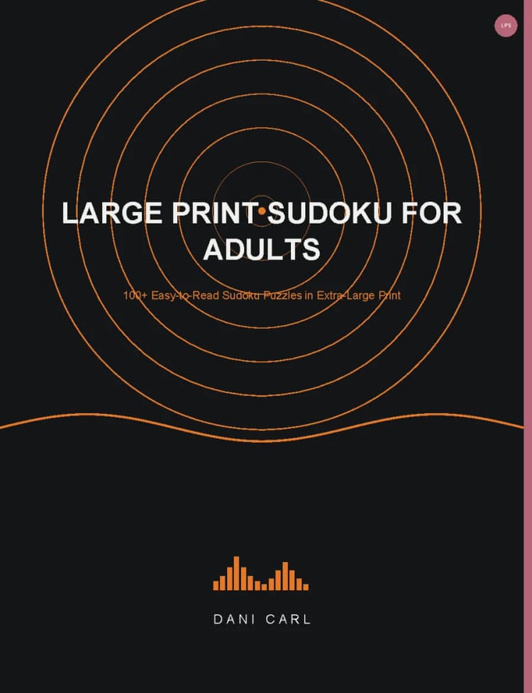 Large Print Sudoku for Adults cover