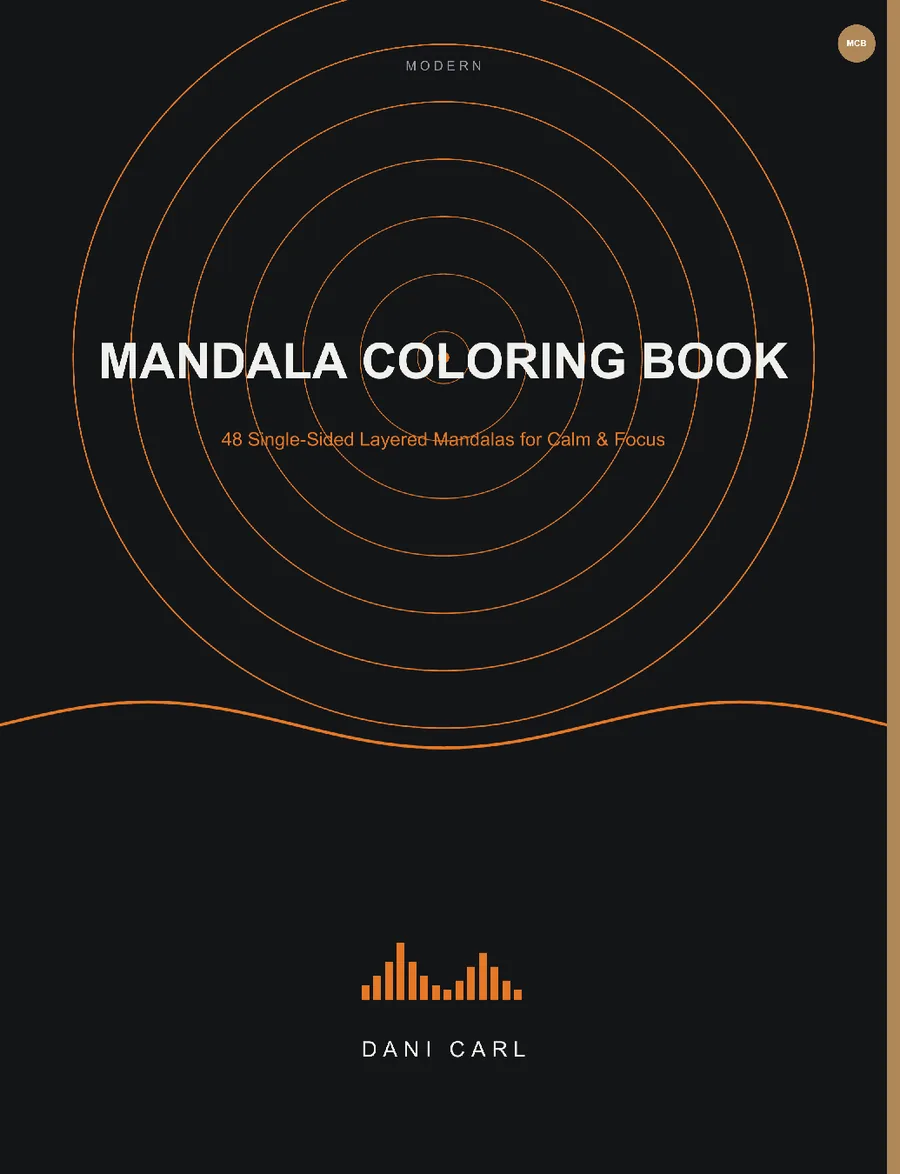 Mandala Coloring Book by Dani Carl — cover