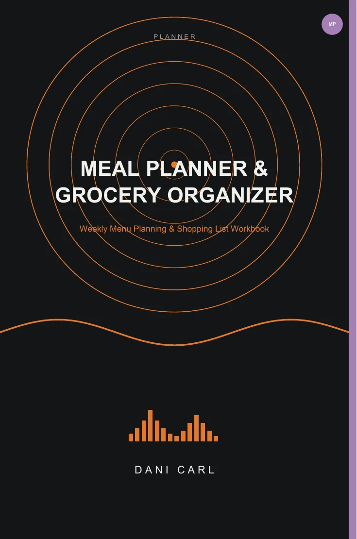 Meal Planner & Grocery Organizer by Dani Carl — cover