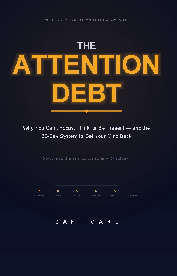 The Attention Debt cover