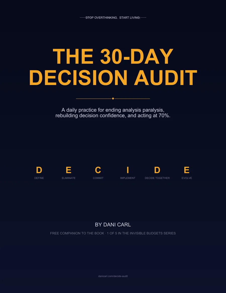Cover of the 30-Day Decision Audit